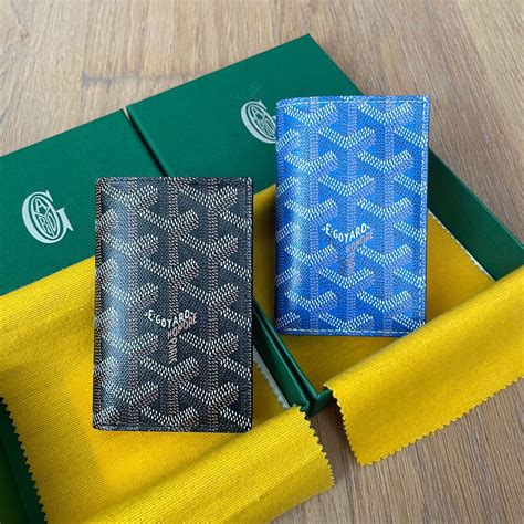 goyard card case replica|Goyard saint pierre card wallet.